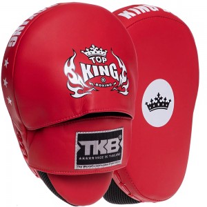Боксерские лапы Top King (TKFMS red/black)